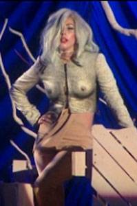 Lady Gaga Wears Moschino