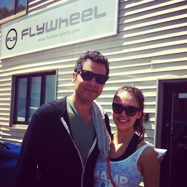 Cash Warren in Fodada with Jessica Alba