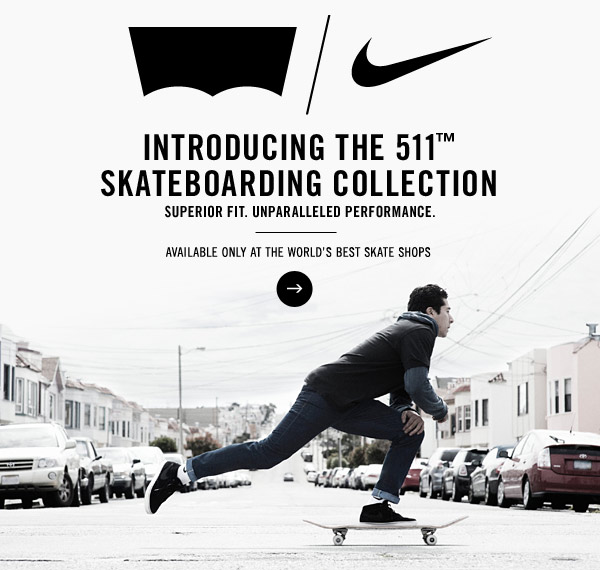 511 Skakeboarding Collection from Levi and Nike