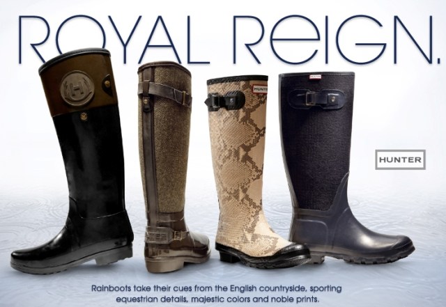 Royal Reign Hunter Rain Boots 2012