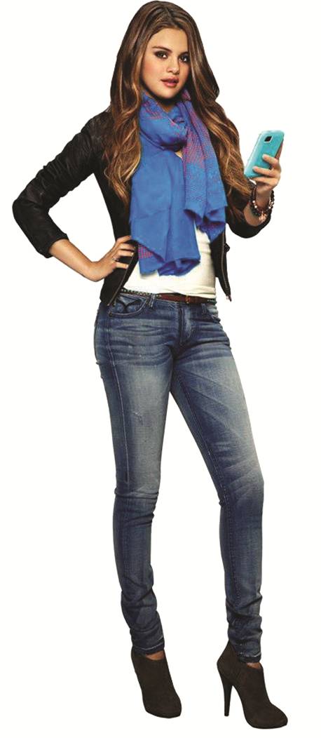 Selena Gomez Wearing Tears of Bleu Jeans