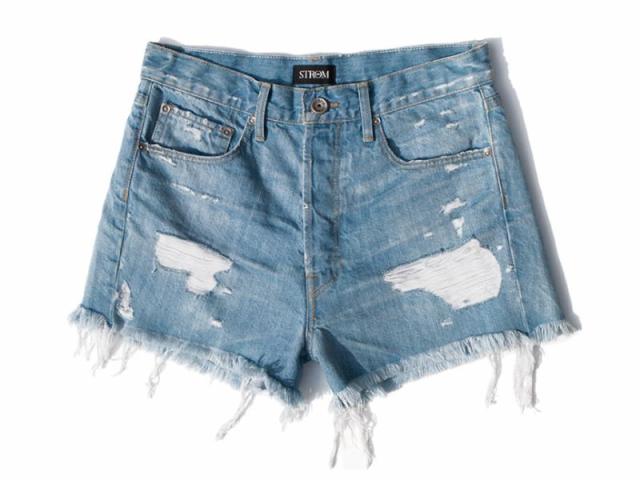 denim shorts